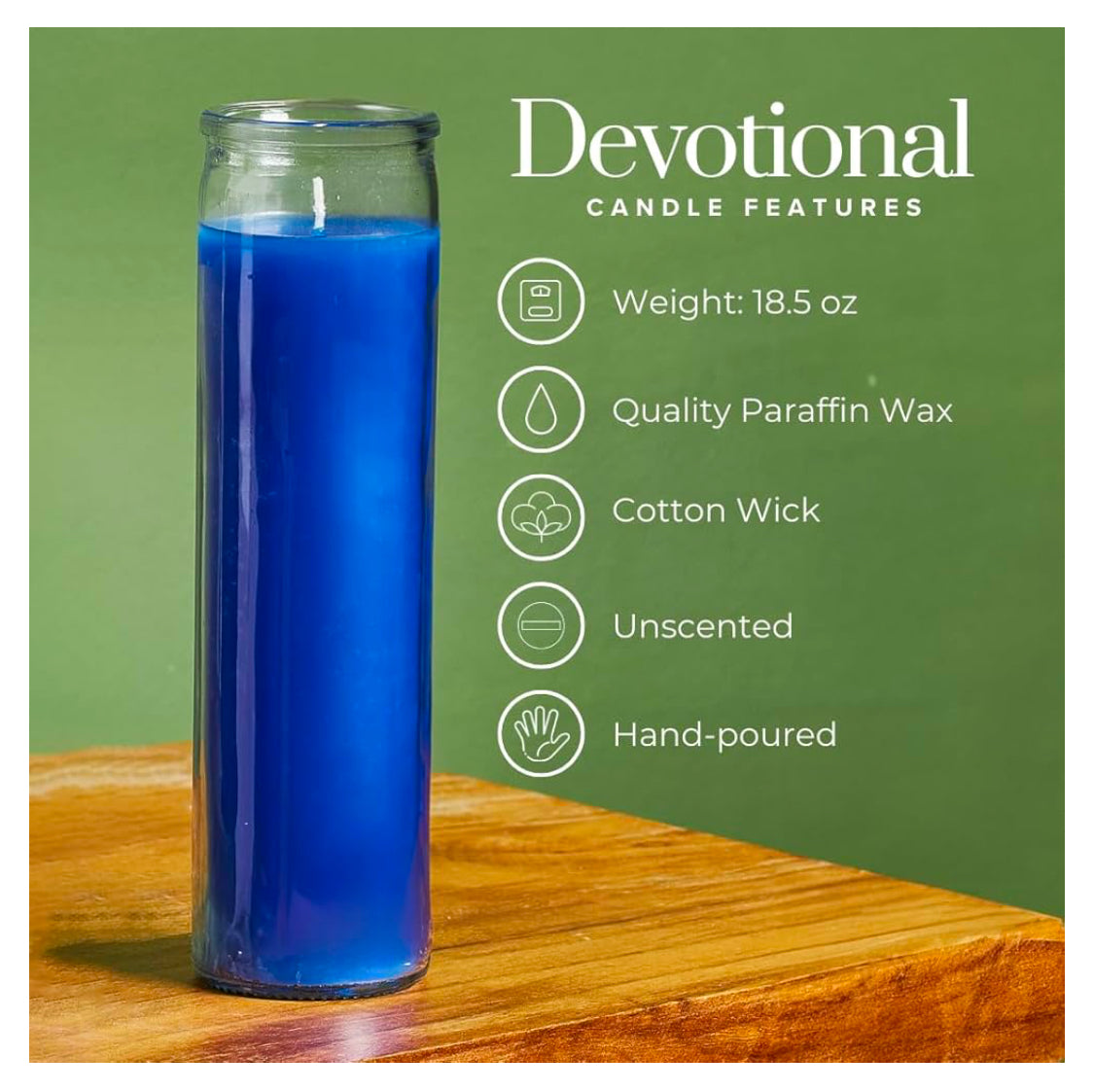 Bleu Candle