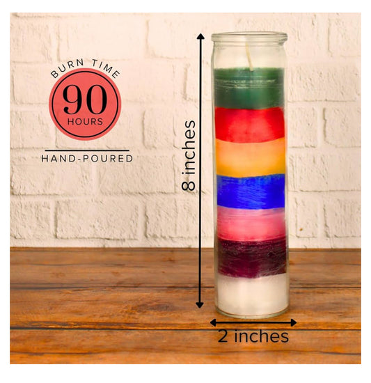 Rainbow Candle